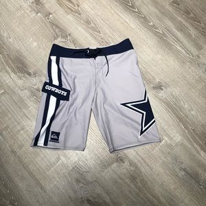 Dallas Cowboys Quiksilver board shorts